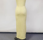 Openwork Sleeveless Maxi Dress