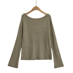 The Essential One-Shoulder Sweater: Elevated Office Style - grey