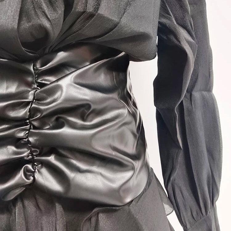 High Waist Elegant Mini Dress