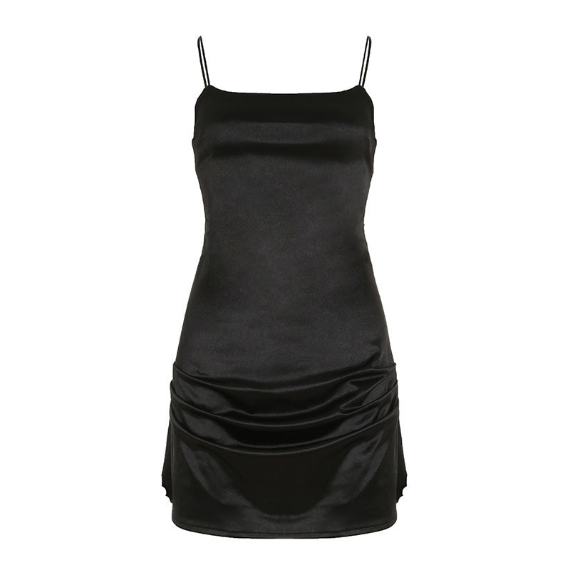 Turn Heads in Our Chic Strapless Black Dress!