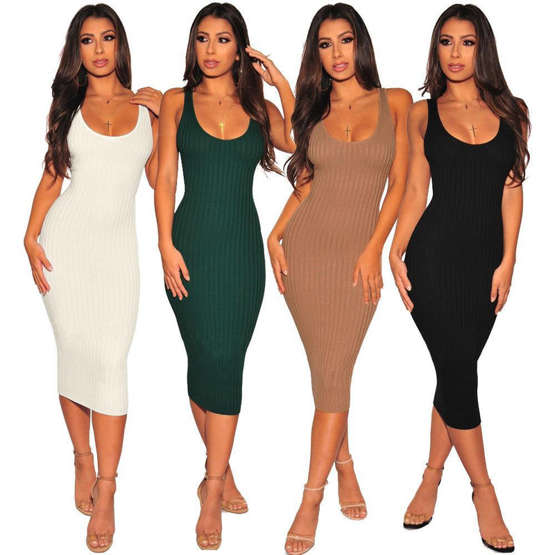 Maxi Thread stitching Sundress - runwayfashionista.com
