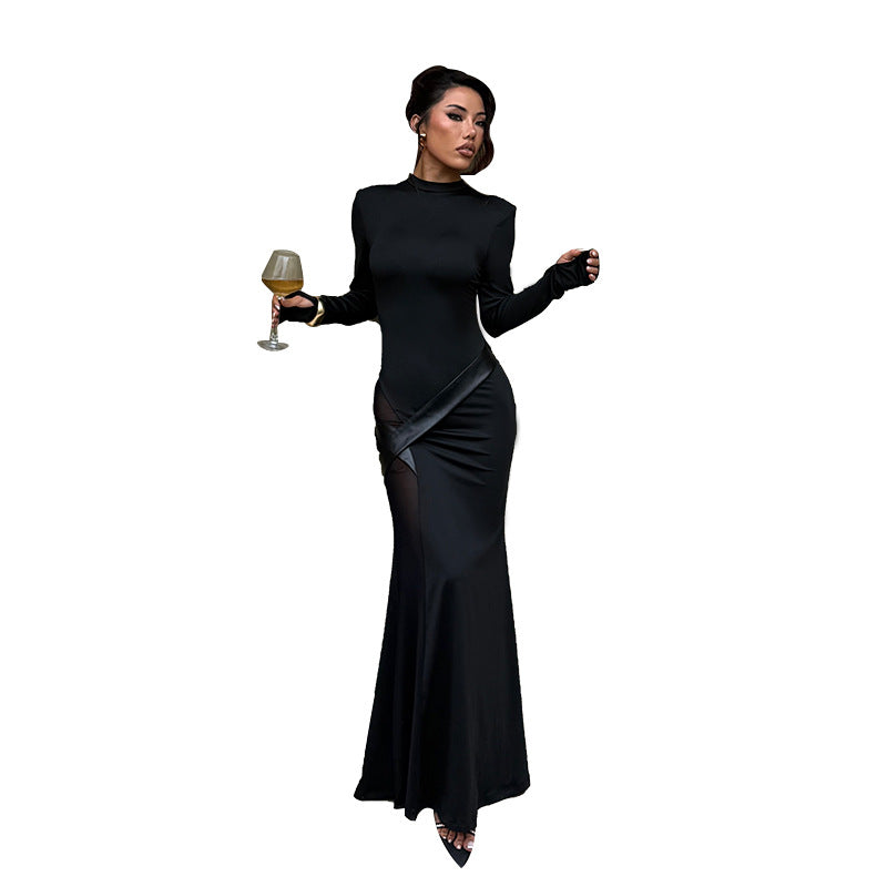The Power Shoulder Midi Dress