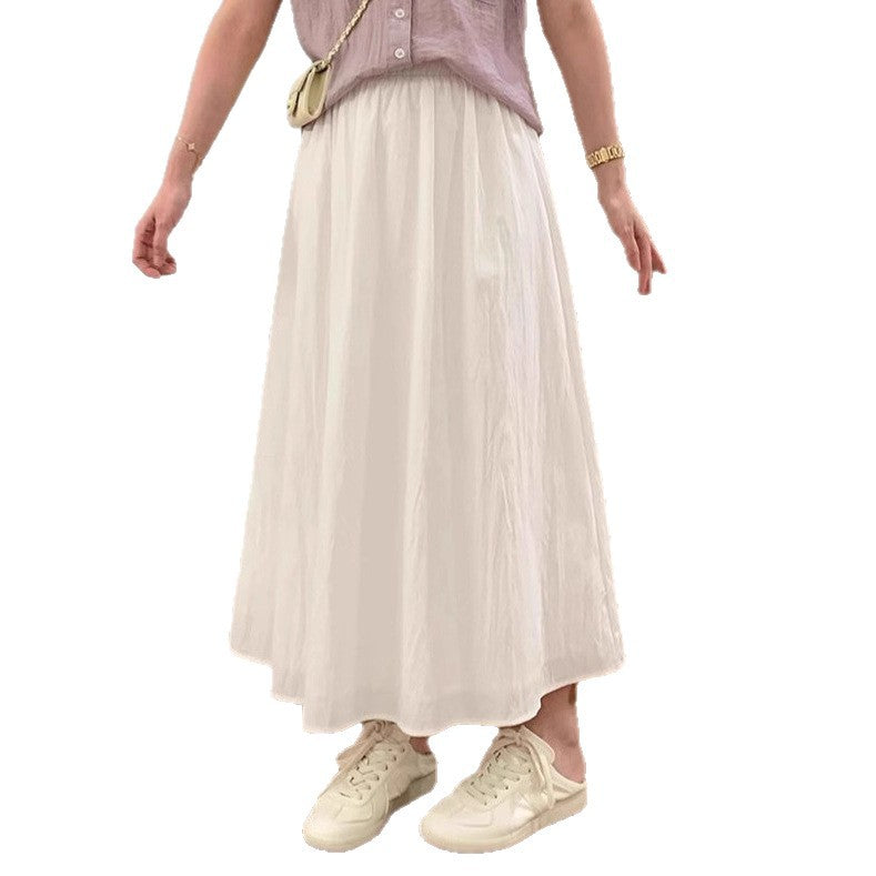 High-Waisted Midi Skirt