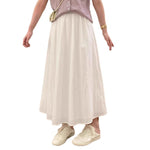 High-Waisted Midi Skirt