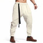 Hip Hop Streetwear Track Pants - white