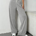 Drawstring Wide Leg Pants with Pockets -runwayfashionista.com