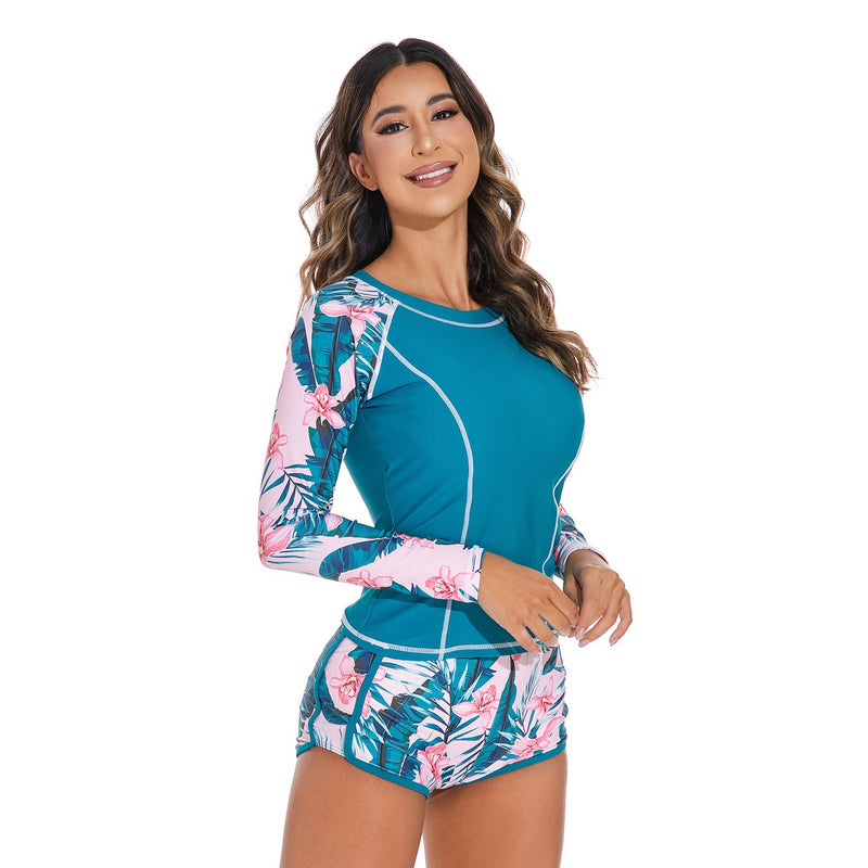 Long Sleeved Swimsuit - runwayfashionista.com