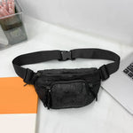Chic Checkered Nylon Crossbody Bag - runwayfashionista.com