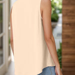 Loose Sleeveless Top - runwayfashionista.com