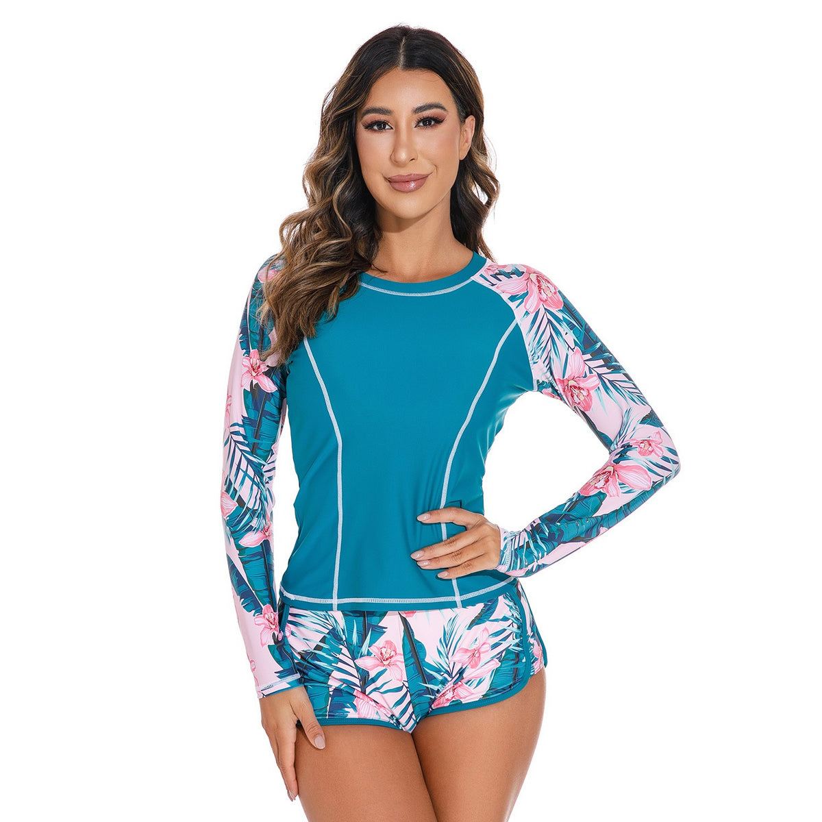 Long Sleeved Swimsuit - runwayfashionista.com