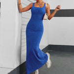 Ribbed Maxi Tank Dress