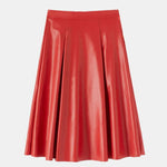 High Waist Skirt with Zipper
