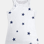 Star Round Neck Tank - runwayfashionistta.com