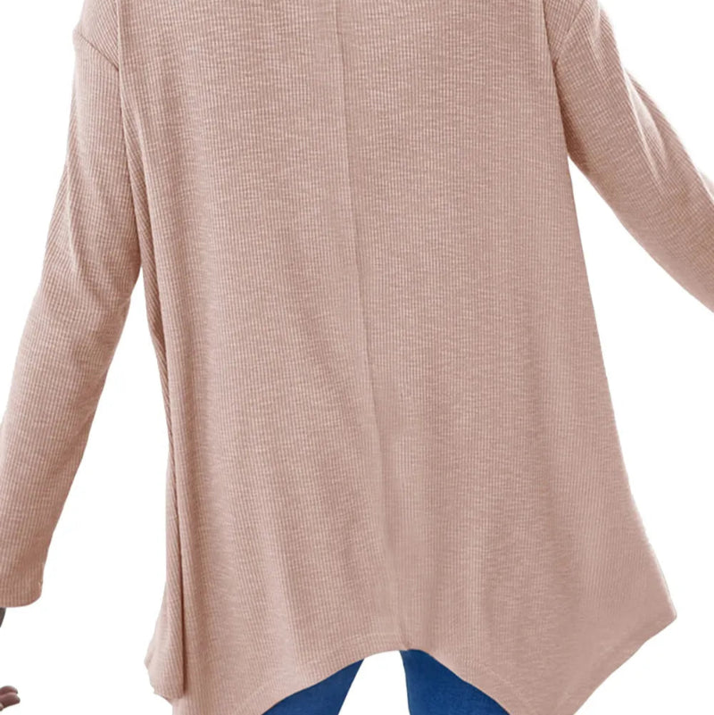 V-Neck Long Sleeve T-Shirt - runwayfashionista.com