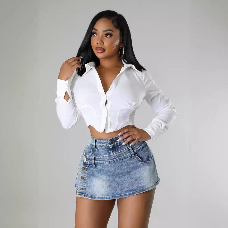 Irregular Half Skirt