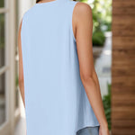 Loose Sleeveless Top - runwayfashionista.com
