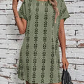 Round Neck Loose Dress - runwayfashionista.com