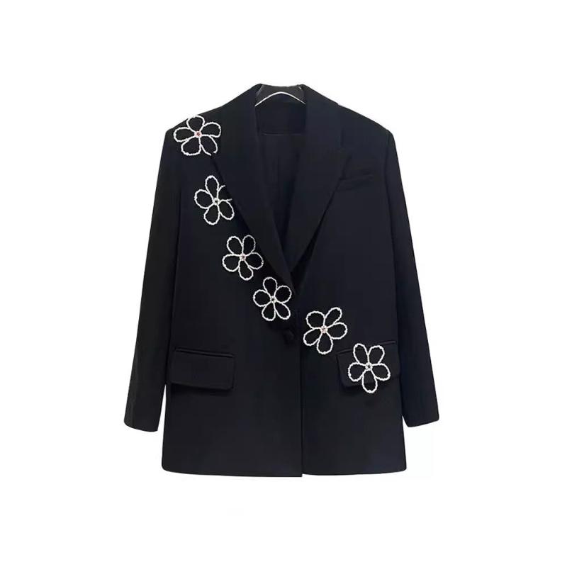 Retro Pearl Flower Jacket