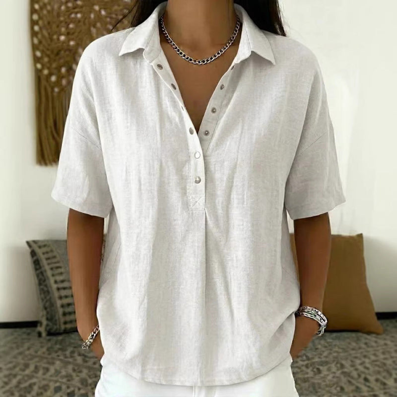 Short-sleeved Shirt - white