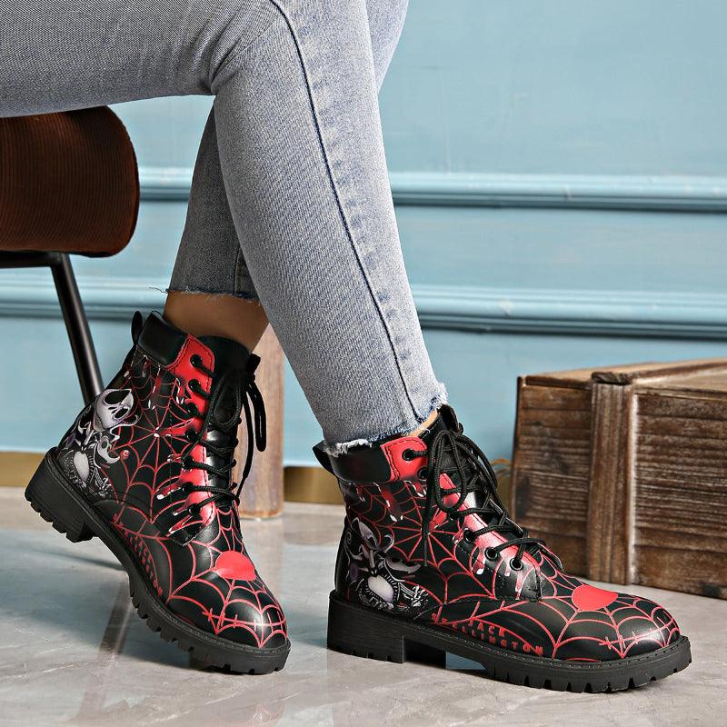 Round Toe Thick Heeled Boots