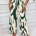 Elegant V-neck batwing sleeve wide jumpsuit - runwayfashionista.com