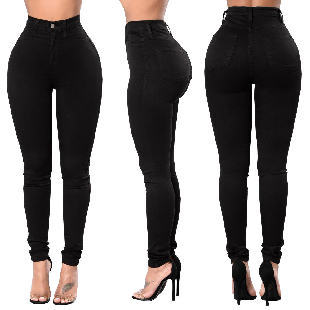 Fashionable High-Elasticity Hip-Lifting Jeans | All-Day Comfort & Style - rnwayfashionista.com