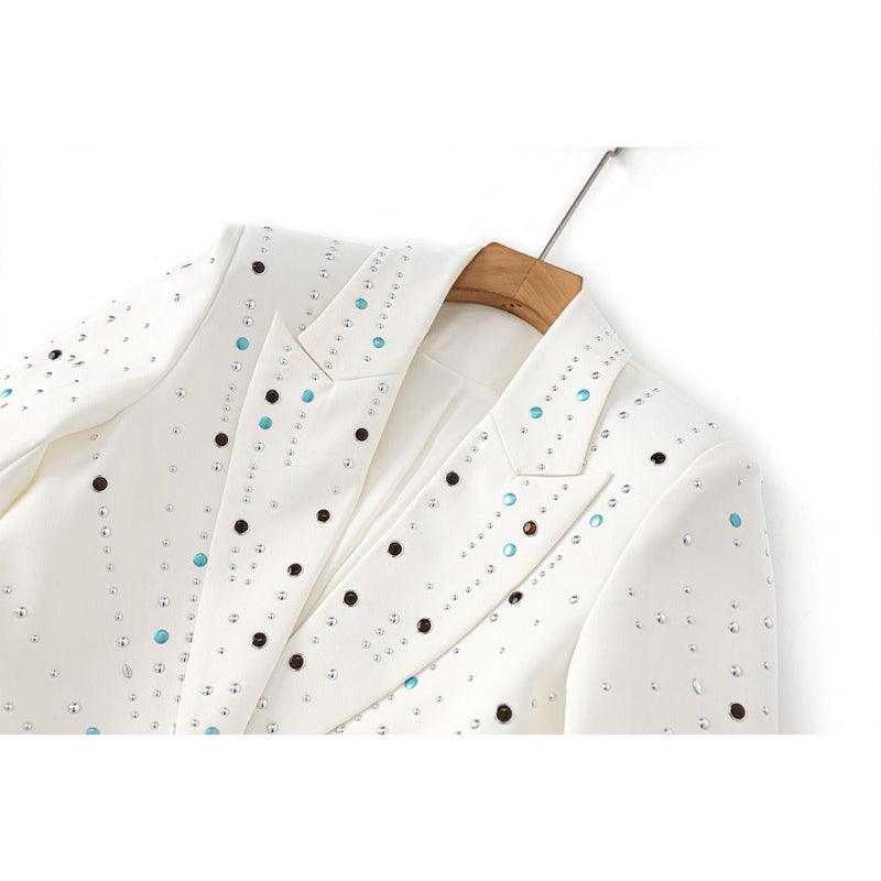 Slim Fit One Button Long Sleeve Suit