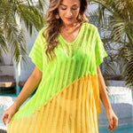 Patchwork Hollow Bikini Beach Cover Up
