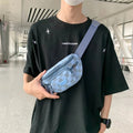Chic Checkered Nylon Crossbody Bag - runwayfashionista.com