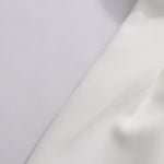 Solid-color Long-sleeve Fitted Blazer & High-waisted Straight-leg Trousers Set