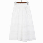 Perspective Cool Plaid Wide Leg Pants - runwayfashionista.com