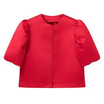 Elevate Your Daily Wardrobe: The Puff Sleeve Perfection - red