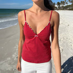 Step up your look with this elegant, slim-fit tank top.