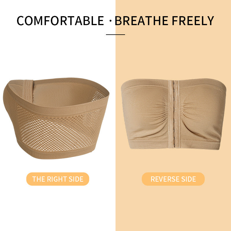 Buttoned Tube Top - runwayfashionista.com