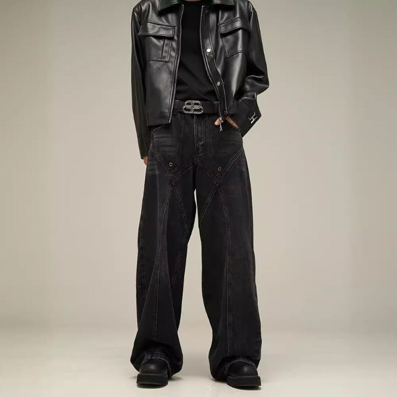 Niche Loose-fit Jeans, With A Minimalist And Cool Aesthetic