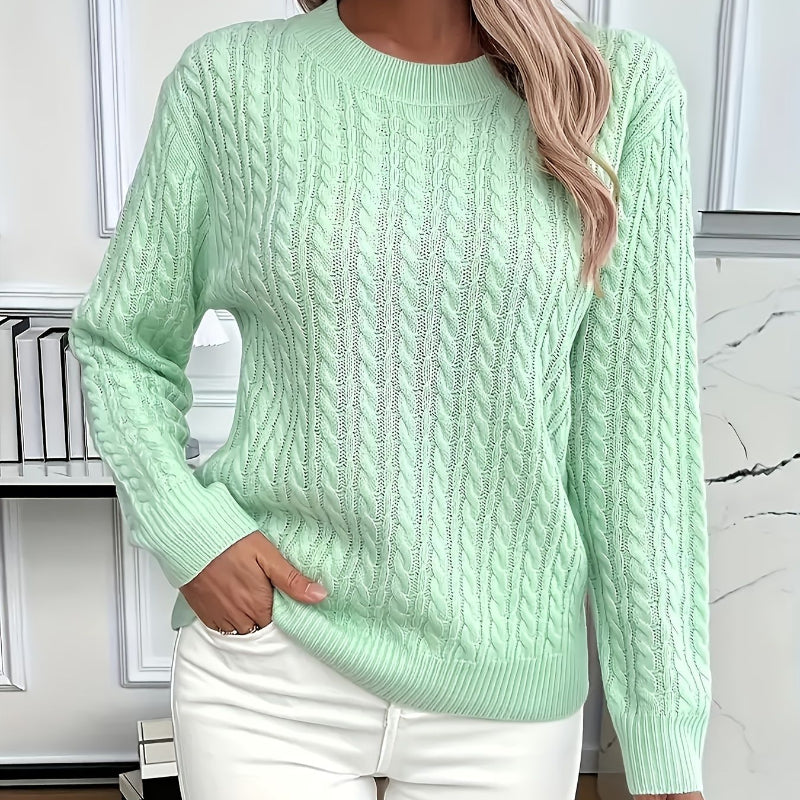 wist Round Neck Pullover Sweater