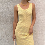Openwork Sleeveless Maxi Dress