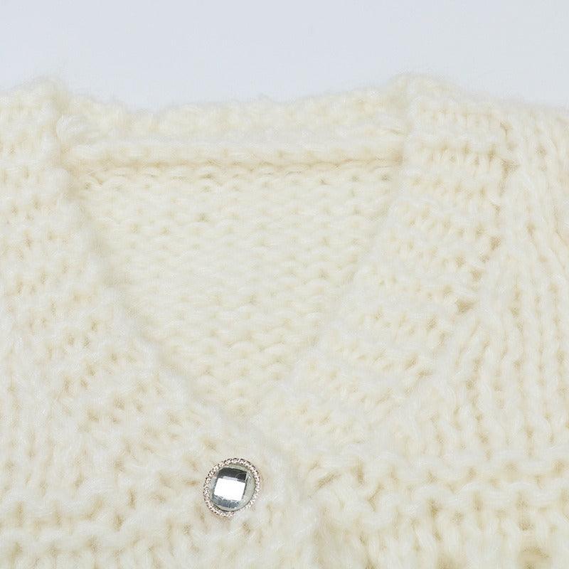 V-neck Long Sleeved Cardigan