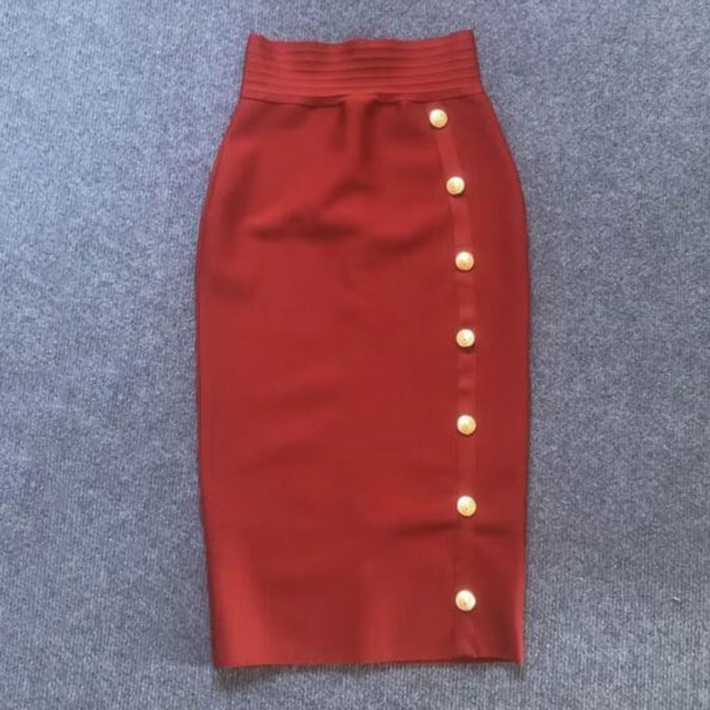 Slimming high waisted skirt - runwayfashionista.com