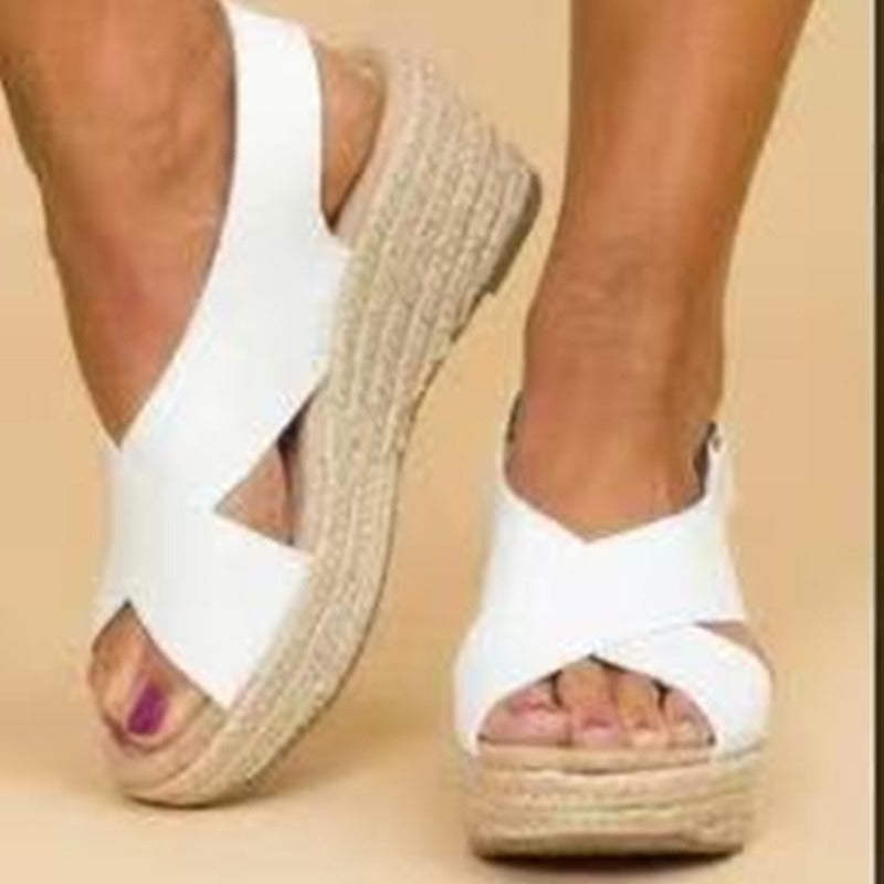 Large Size Hemp Rope Sandals - runwayfashionista.com