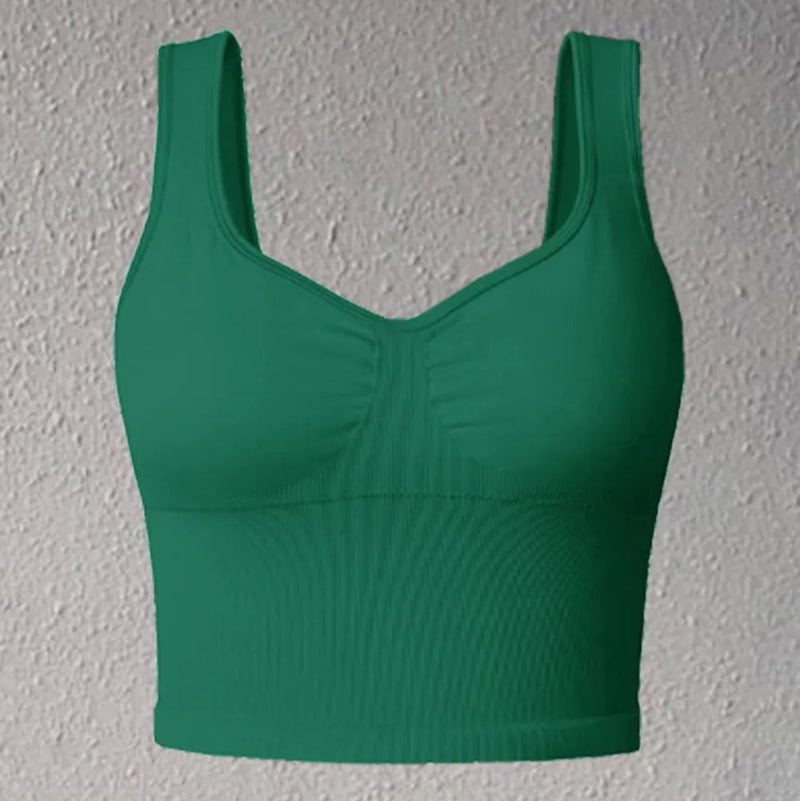 Wide Strap Active Tank - Runwayfashionista.com