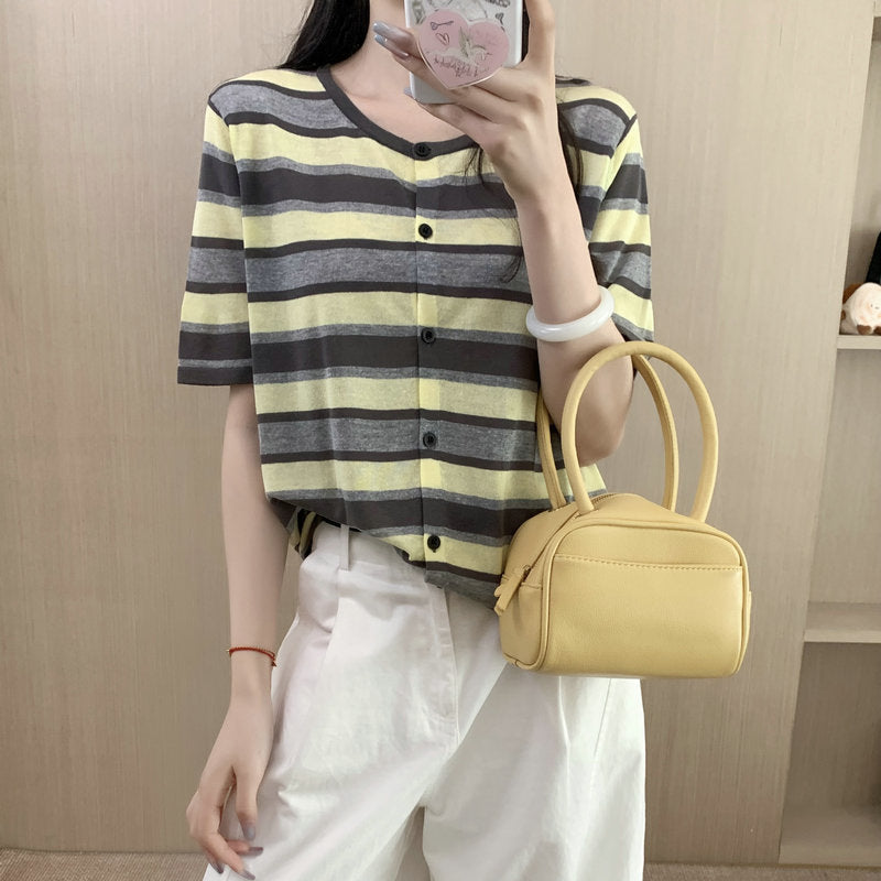 Casual Striped Knit Top - Style & Comfort Combined