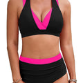 Halter High-waistedi Two-piece Swimsuit