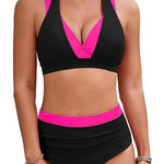 Halter High-waistedi Two-piece Swimsuit