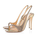 High-Fashion Feature: The PVC Transparent Stiletto - gold