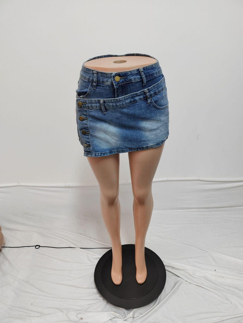 Irregular Half Skirt