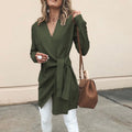 Mid length Casual Small Coat - runwayfashionista.com