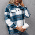 Long sleeved plaid top loose casual shirt | Women - Shirts | eprolo