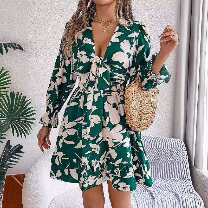 Bloom Boldly: Floral A-Line Dress