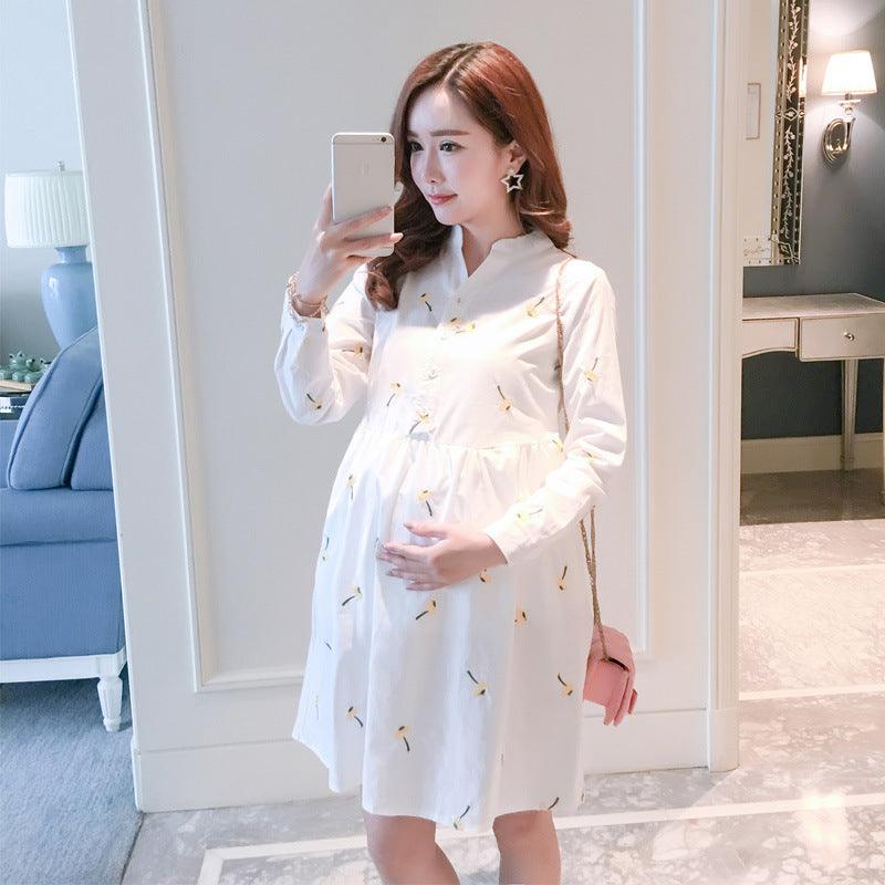 Maternity Shirt Dress